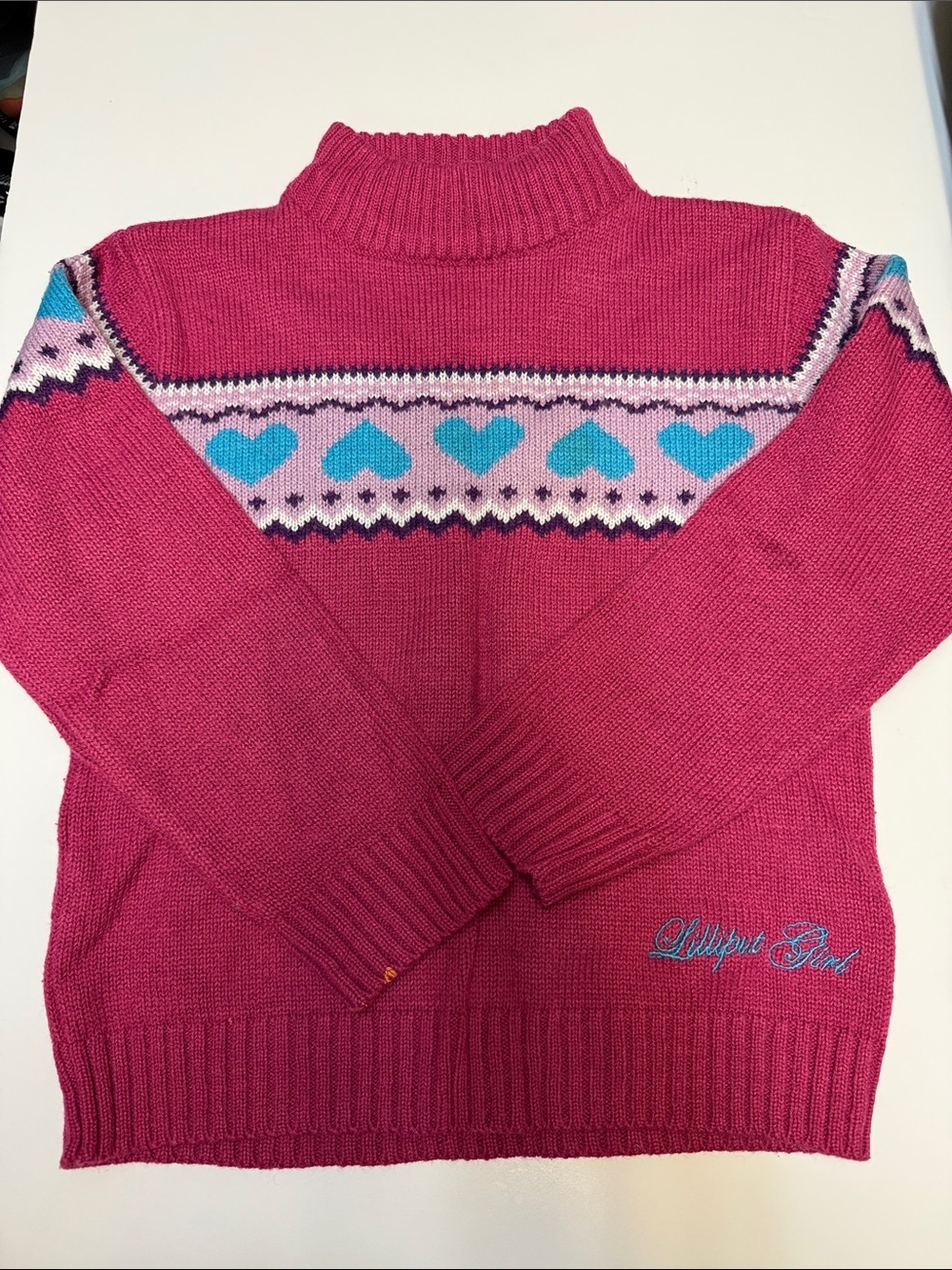 Lilliput girl 7-8yrs old sweater woolblend